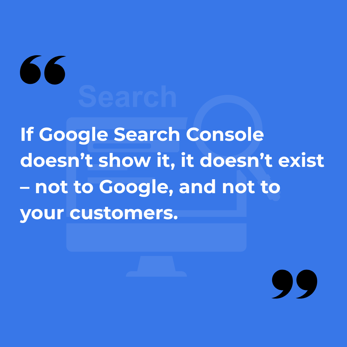 Google Search Console Quote